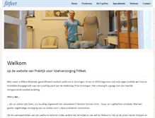 Tablet Screenshot of fit-feet.nl